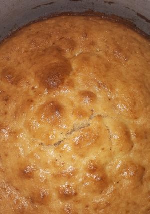 A picture of Eggless Mango Cake.