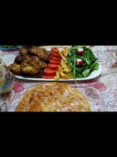 عکسی از دستور کوکو سیب زمینی 😌