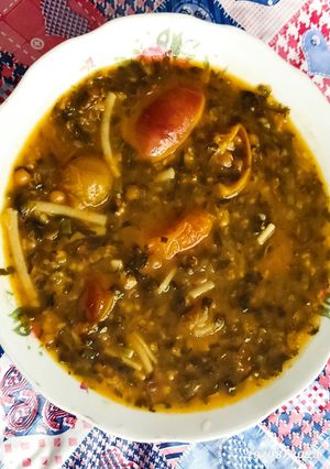 عکسی از دستور آش میوه