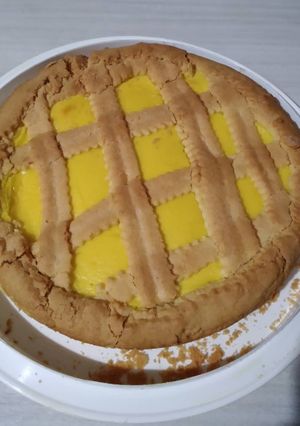 Foto di Crostata con crema pasticcera al limone