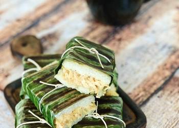 Ready to Serve Lemper Ayam Bakar Grilled Glutinous Rice with Seasoned Chicken Floss Delicious Perfect