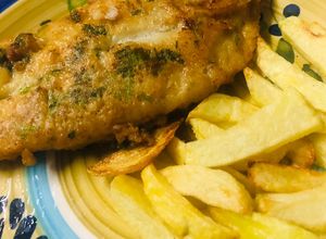 Una foto de Pescado Blanquillo Frito
