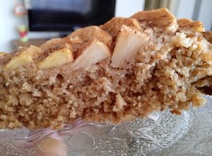 Una foto de Torta integral de manzana