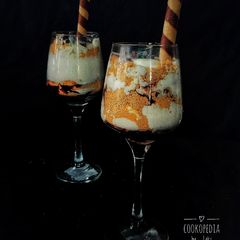 No bake Biscuit Pudding A picture of No bake Biscuit Pudding.