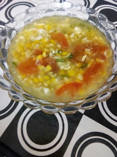 Foto resep Sup telur jagung