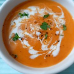 A picture of Ginger Carrot Soup.