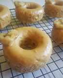 Donuts de plátano y cacahuete