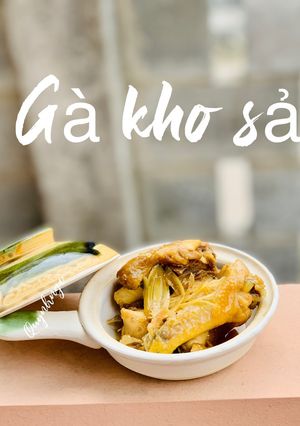 Hình của món Gà kho sả.