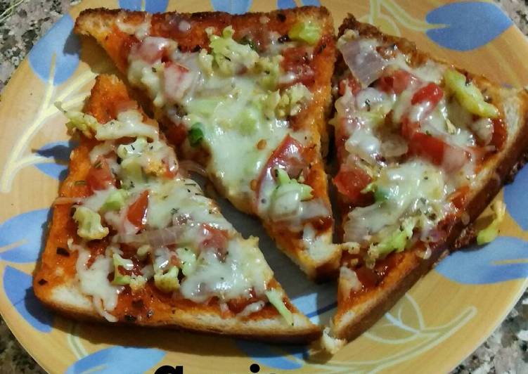 Recipe of Perfect Bread pizza