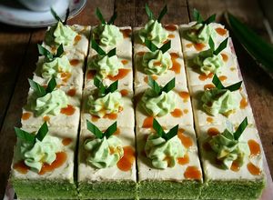 Foto resep Cake Pandan Gula Melaka