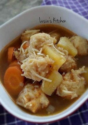Foto resep Semur Bola-Bola Ikan Rambutan #PR_AnekaSemur