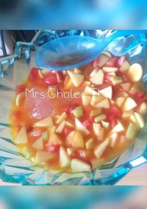 A picture of Fruits salad.