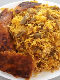 عکسی از دستور لوبیا پلو با گوشت چرخ کرده 💗
