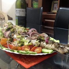 A picture of Baked salmon.
