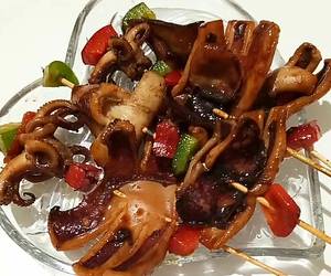 Resep Populer Cumi bakar paprika teplon Mantul Banget