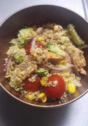 A picture of Quick cous cous salad.