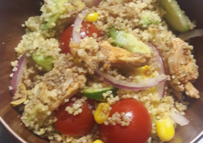 Quick cous cous salad