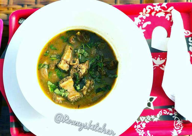 Assorted meat peppersoup