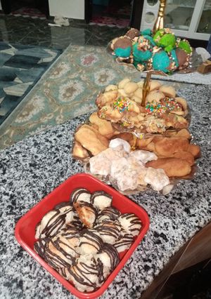 صورة لوصفة حلويات العيد (بسكوت _كحك ناعم_ غريبه _لانكشير _شكلمه _ بيتي فور)