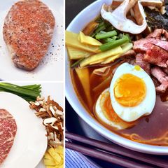 A picture of Gyudon With Miyazakigyu Wagyu Ribeye.