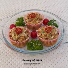 A picture of Savory Muffins 🧁.