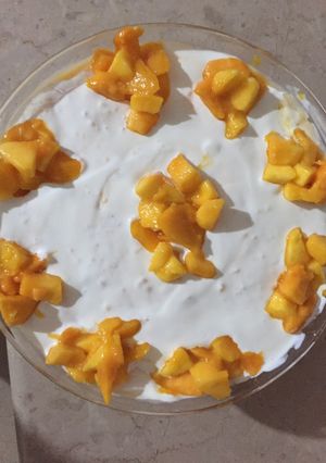A picture of Mango Custard.