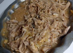 Una foto de Relleno de bondiola braseada a la barbacoa
