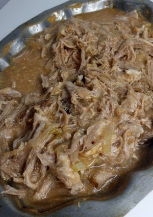 Una foto de Relleno de bondiola braseada a la barbacoa