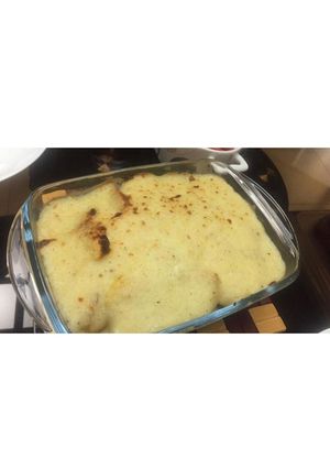 عکسی از دستور گراتن بادنجان و گوشت