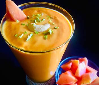 Easy Make Recipe Papaya Lassi Home Style