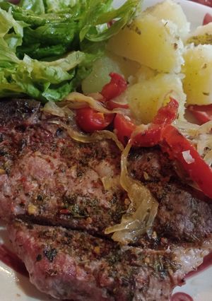 Una foto de Costeleta de cerdo al horno