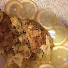 A picture of Artichoke Chicken Picatta.