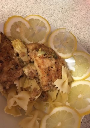 A picture of Artichoke Chicken Picatta.