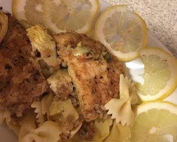 Easy Prepare Recipe Artichoke Chicken Picatta Delicious Nutritious