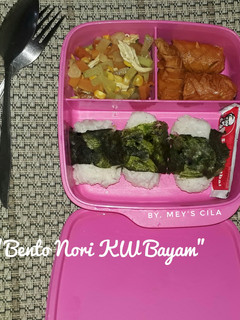 Foto resep Bento Nori KW Bayam