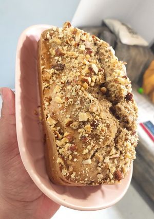 Una foto de Budín de banana integral!