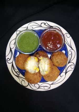 कॉर्न चीज़ बॉल (Corn Cheese balls recipe in Hindi) रेसिपी मुख्य फोटो