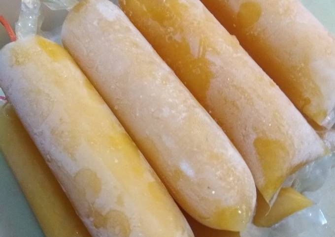 Resep Es lilin mangga lembut, bahan sederhana, tidak keras oleh Sinda Nolla - Cookpad