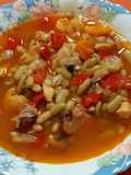 Verdinas con pulpo