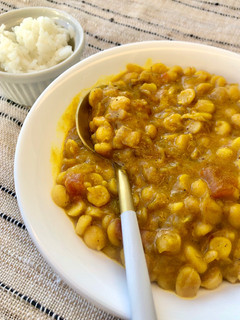 Una foto de Curry de garbanzos