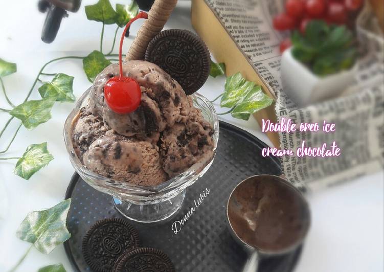 Double Oreo Ice Cream Chocolate