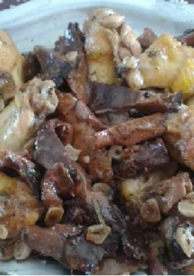 Una foto de Alitas de pollo con setas a mi estilo