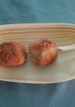 Una foto de Croquetas con verduras y atún