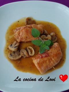 Una foto de Filetes de pavo a la romana