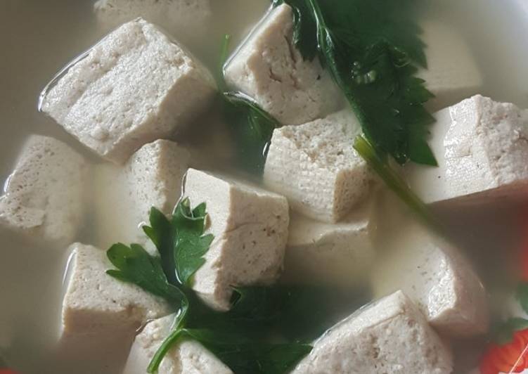 Resep Sup Tahu putih praktis yang Menggugah Selera