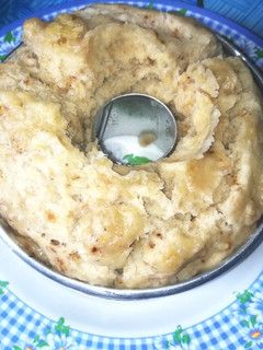 Foto resep Bolu Pisang Kukus Mekar (Tanpa Telur, Tanpa Mixer)