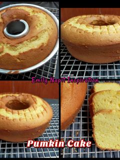 Foto resep Pumpkin cake a.k.a bolu labu kuning