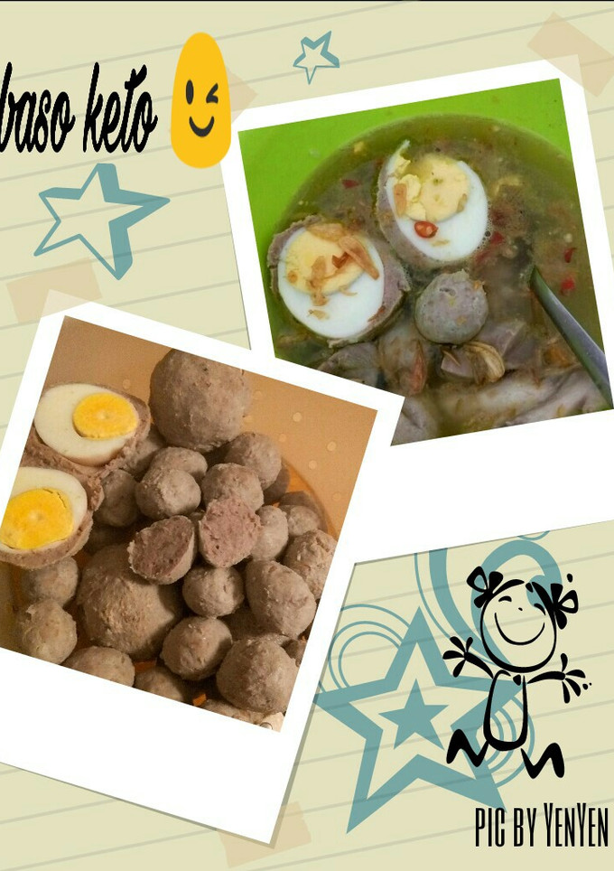 Foto resep Bakso keto-kress,kenyal,mental versi menggunakan Food Processor