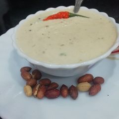 Instant Peanut and coconut chutney A picture of Instant Peanut and coconut chutney.