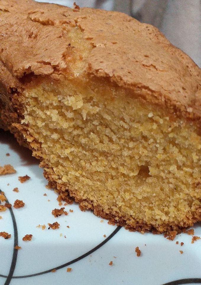 Una foto de Torta de harina de maíz sana y súper tierna 😋😋😋